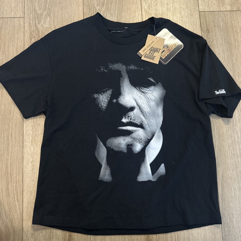 The Godfather Young Men‎ Graphic Cropped Heavyweight Tee Al Pacino Medium